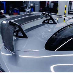 Adro Style Dry Carbon Fiber Rear Spoiler GT Wing For BMW G82 M4 2020-2024
