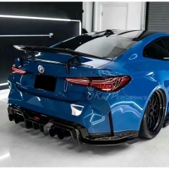 Adro Style Dry Carbon Fiber Rear Spoiler GT Wing For BMW G82 M4 2020-2024