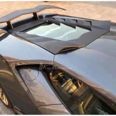 Mansory Style Dry Carbon Fiber Rear Trunk Engine Hood For Lamborghini Huracan LP610 & LP580 2014-2019