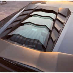Mansory Style Dry Carbon Fiber Rear Trunk Engine Hood For Lamborghini Huracan LP610 & LP580 2014-2019