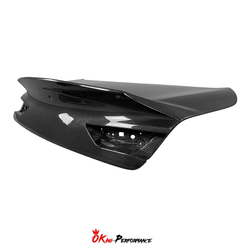 High Kick Style Carbon Fiber Rear Trunk Boot Lid For Infiniti Q60 2016-2022
