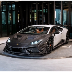 CMST Style Dry Carbon Fiber Hood Bonnet For Lamborghini Huracan LP610 & LP580 & EVO & Tecnica 2014-2025