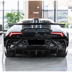 EVO Style Dry Carbon Fiber Rear Base Lid Spoiler For Lamborghini Huracan LP610 & LP580 & EVO & Tecnica 2014-2025