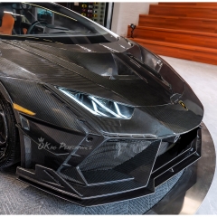 CMST Style Dry Carbon Fiber Front Bumper with Splitter Set For Lamborghini Huracan LP610 & LP580 & EVO & Tecnica 2014-2025