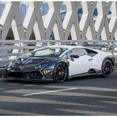 CMST Style Dry Carbon Fiber Side Skirts For Lamborghini Huracan LP610 & LP580 & EVO & Tecnica 2014-2025