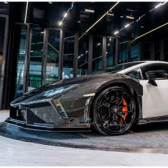 CMST Style Dry Carbon Fiber Front Fenders For Lamborghini Huracan LP610 & LP580 & EVO & Tecnica 2014-2025