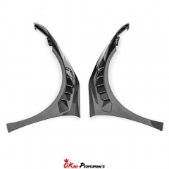 CMST Style Dry Carbon Fiber Front Fenders For Lamborghini Huracan LP610 & LP580 & EVO & Tecnica 2014-2025