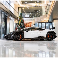 CMST Style Dry Carbon Fiber Side Skirts For Lamborghini Huracan LP610 & LP580 & EVO & Tecnica 2014-2025