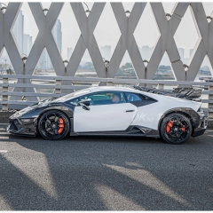 CMST Style Dry Carbon Fiber Side Skirts For Lamborghini Huracan LP610 & LP580 & EVO & Tecnica 2014-2025