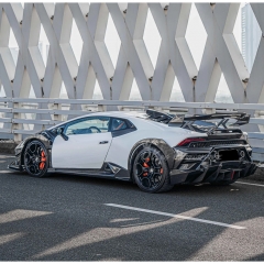 CMST Style Dry Carbon Fiber Side Skirts For Lamborghini Huracan LP610 & LP580 & EVO & Tecnica 2014-2025