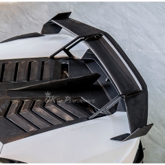 EVO Style Dry Carbon Fiber Rear Base Lid Spoiler For Lamborghini Huracan LP610 & LP580 & EVO & Tecnica 2014-2025