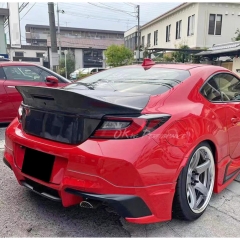OEM Style Carbon Fiber Rear Trunk Strip Garnish For Subaru BRZ ZD8 Toyota GR86 ZN8 2021-2024