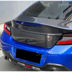 OEM Style Carbon Fiber Rear Trunk Strip Garnish For Subaru BRZ ZD8 Toyota GR86 ZN8 2021-2024