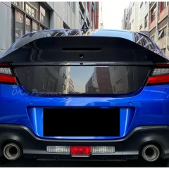 OEM Style Carbon Fiber Rear Trunk Strip Garnish For Subaru BRZ ZD8 Toyota GR86 ZN8 2021-2024
