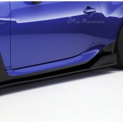 ChargeSpeed V2 Style Carbon Fiber Side Skirt For Subaru BRZ ZD8 Toyota GR86 ZN8 2022-2025