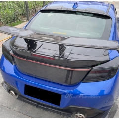 OEM Style Carbon Fiber Rear Trunk Spoiler Panel For Subaru BRZ ZD8 Toyota GR86 ZN8 2021-2024