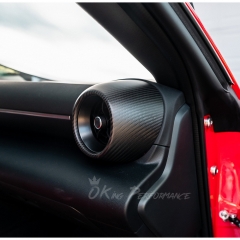 Dry Carbon Fiber Interiors Kits Side AC Vent Cover For Subaru BRZ ZD8 Toyota GR86 ZN8 2021-2024