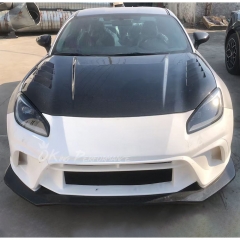 M Sport Style Carbon Fiber Hood For Subaru BRZ ZD8 Toyota GR86 ZN8 2022-2025