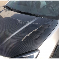 M Sport Style Carbon Fiber Hood For Subaru BRZ ZD8 Toyota GR86 ZN8 2022-2025