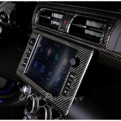 Dry Carbon Fiber Interiors Kits Radio Bezel Panel Cover For Subaru BRZ ZD8 Toyota GR86 ZN8 2021-2024