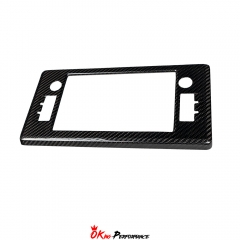 Dry Carbon Fiber Interiors Kits Radio Bezel Panel Cover For Subaru BRZ ZD8 Toyota GR86 ZN8 2021-2024