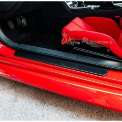 Dry Carbon Fiber Interiors Kits Outer Door Sills Cover For Subaru BRZ ZD8 Toyota GR86 ZN8 2021-2024