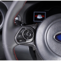 Dry Carbon Fiber Interiors Kits Steering Wheel Cover For Subaru BRZ ZD8 Toyota GR86 ZN8 2021-2024