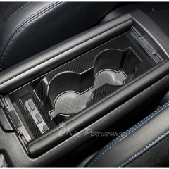 Dry Carbon Fiber Interiors Kits Cup Holder Cover For Subaru BRZ ZD8 Toyota GR86 ZN8 2021-2024