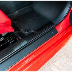 Dry Carbon Fiber Interiors Kits Inner Door Sills Cover For Subaru BRZ ZD8 Toyota GR86 ZN8 2021-2024