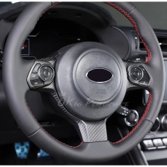 Dry Carbon Fiber Interiors Kits Steering Wheel Cover For Subaru BRZ ZD8 Toyota GR86 ZN8 2021-2024