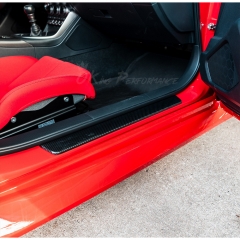 Dry Carbon Fiber Interiors Kits Outer Door Sills Cover For Subaru BRZ ZD8 Toyota GR86 ZN8 2021-2024