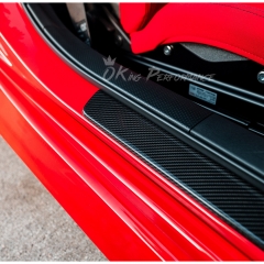 Dry Carbon Fiber Interiors Kits Outer Door Sills Cover For Subaru BRZ ZD8 Toyota GR86 ZN8 2021-2024