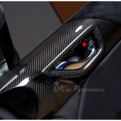 Dry Carbon Fiber Interiors Kits Door Handle Cover For Subaru BRZ ZD8 Toyota GR86 ZN8 2021-2024
