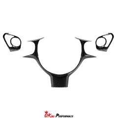 Dry Carbon Fiber Interiors Kits Steering Wheel Cover For Subaru BRZ ZD8 Toyota GR86 ZN8 2021-2024