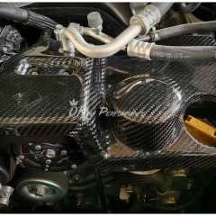 Dry Carbon Fiber Engine Bay Oil Filter Cover For Subaru BRZ ZD8 Toyota GR86 ZN8 2021-2024