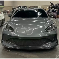 Robot Style Half Carbon Fiber Front Bumper With Lip For Subaru BRZ ZD8 Toyota GR86 ZN8 2021-2024