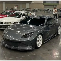 Robot Style Half Carbon Fiber Front Bumper With Lip For Subaru BRZ ZD8 Toyota GR86 ZN8 2021-2024