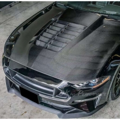GT500 style Carbon Fiber (CFRP) Hood For Ford Mustang 2015-2017