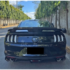 GT500 Style Carbon Fiber Trunk Spoiler For Ford Mustang 2015-2017