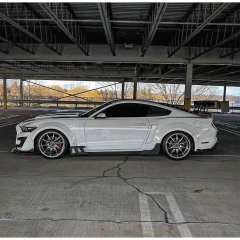 CMST V3 Style Carbon Fiber Rear GT Wing Spoiler For Ford Mustang 2015-2023