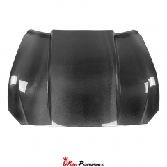 Supercharged Style Carbon Fiber Cowl Hood For Ford Mustang Gen6 S550.1 2015-2017