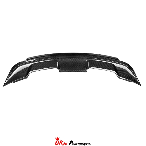 GT500 Style Carbon Fiber Trunk Spoiler For Ford Mustang 2015-2017