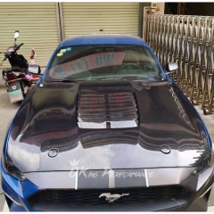 GT500 style Carbon Fiber (CFRP) Hood For Ford Mustang 2015-2017