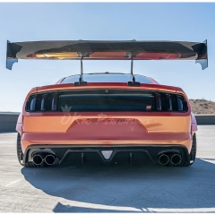 CMST V3 Style Carbon Fiber Rear GT Wing Spoiler For Ford Mustang 2015-2023