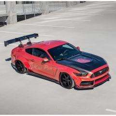 CMST V3 Style Carbon Fiber Rear GT Wing Spoiler For Ford Mustang 2015-2023