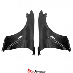GT350 Style Carbon Fiber Front Fenders For Ford Mustang Gen6 S550.1 2015-2017