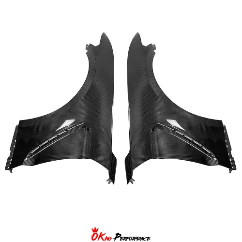 GT350 Style Carbon Fiber Front Fenders For Ford Mustang Gen6 S550.1 2015-2017