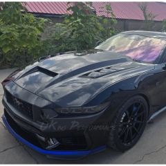 TF Style Carbon Fiber Hood For Ford Mustang 2024-On