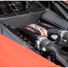 Dry Carbon Fiber Engine Bay Firewall Panel For Ferrari 458 Italia 2009-2015