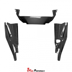 Dry Carbon Fiber Engine Bay Cover Set For Ferrari 458 Italy & Speciale 2009-2015